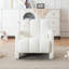 Fauteuil rembourré capitonné avec pieds en bois massif-1156260793