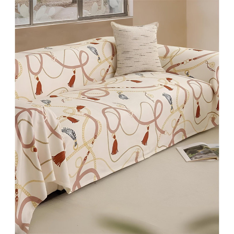 Sofa Slipcover, 3.14" H x 102.36" W x 70.86" D