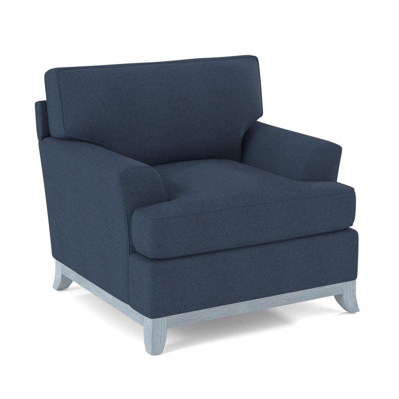Oaks Way Armchair, Beige Performance Fabric; 0851-73, Sea Glass