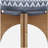 Ceramic 5" Aztec Planter on Wooden Stand, Gray-1555500751