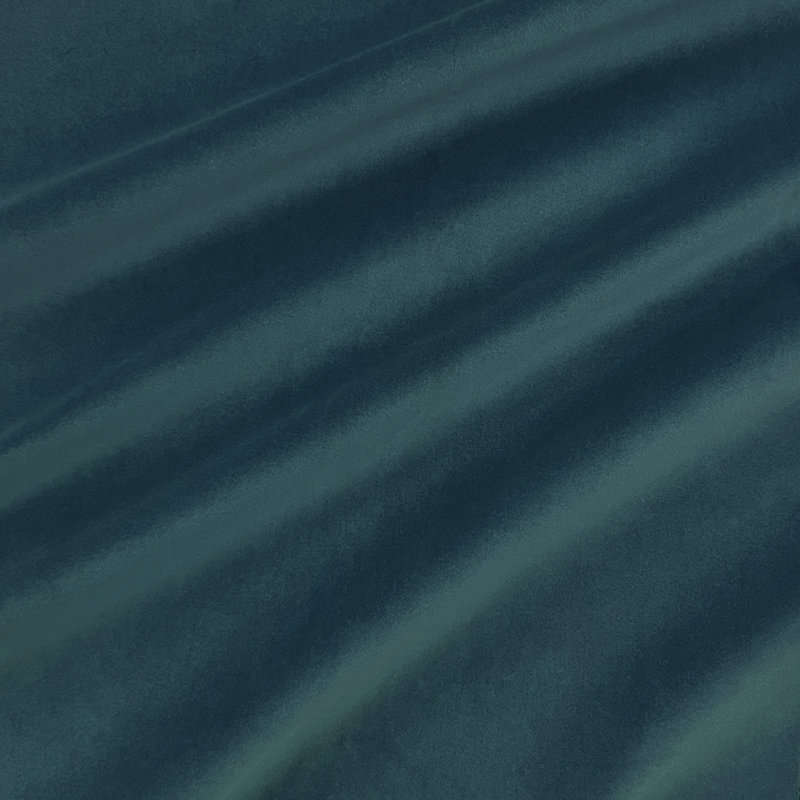 Solid Velvet w/ Backing | Caleb Fabric, Denim