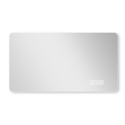 Bathroom Wall Mounted Mirror With Three Color Lighting, Dimming, And Ip44 Waterproof. 2448 Inches, 5Mm Silver Mirror, Lighting Modes. - Oxidation, Corrosion , Long Lasting Inches Full Length Led Fog.