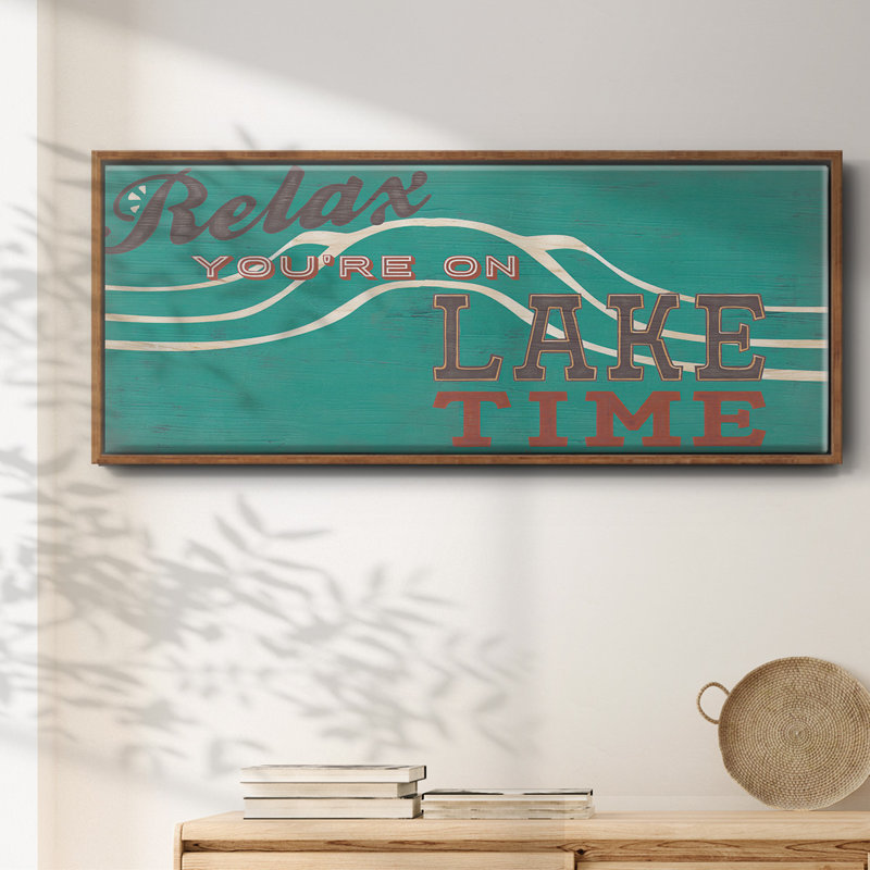Cabin Life Collection H-, toile encadrée, H 24 po x l 60 po
