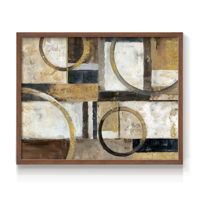 Interplay -Framed Print - Restickable, Noyer, H 22 po x l 28 po