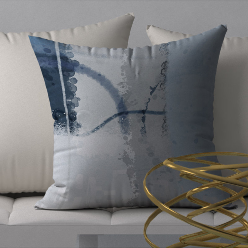 Reversible Throw Pillow, 20" H x 20" W
