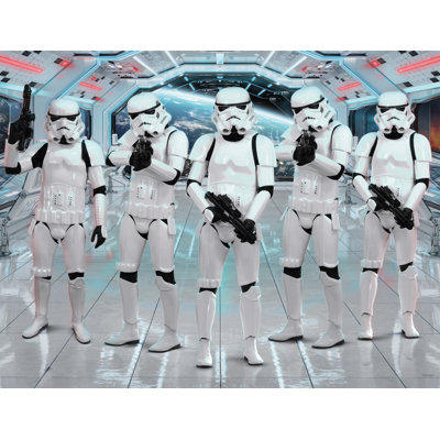 6 Piece Walltastic Original Stormtrooper 3.05m x 2.44m Smooth Matte Wall Mural