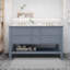 Ensemble de meuble-lavabo double 61 po Nazeeh-1031701769