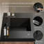Ensemble de meuble-lavabo mural 42 po avec lavabo flottant 42 po