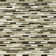 Madison Avenue Random Sized Metal Mosaic Tile in Beige