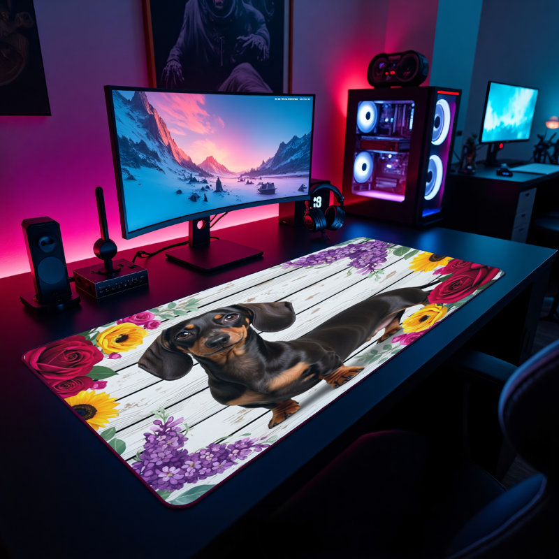 Polyester Desk Pad, 14.4x12.1