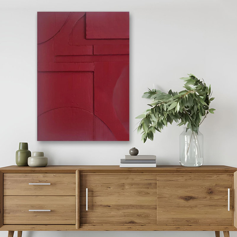 Peinture à l'huile décorative, 19.69" H x 27.56" W x 1" D