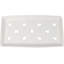 Paquet de 12 assiettes à couvercle en céramique blanche avec trous d'égouttement 8 po x 4 po Neta Zara-1840561893