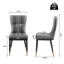 Chaise rembourrée moderne avec structure en métal-456032067