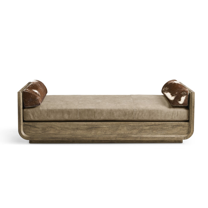 Lit de jour en cuir Stone Hide