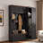 5-in-1 Hall Tree With Bench, Coat Rack, Drawers, Cabinets And Extra-large Side Storage Space-1980563347