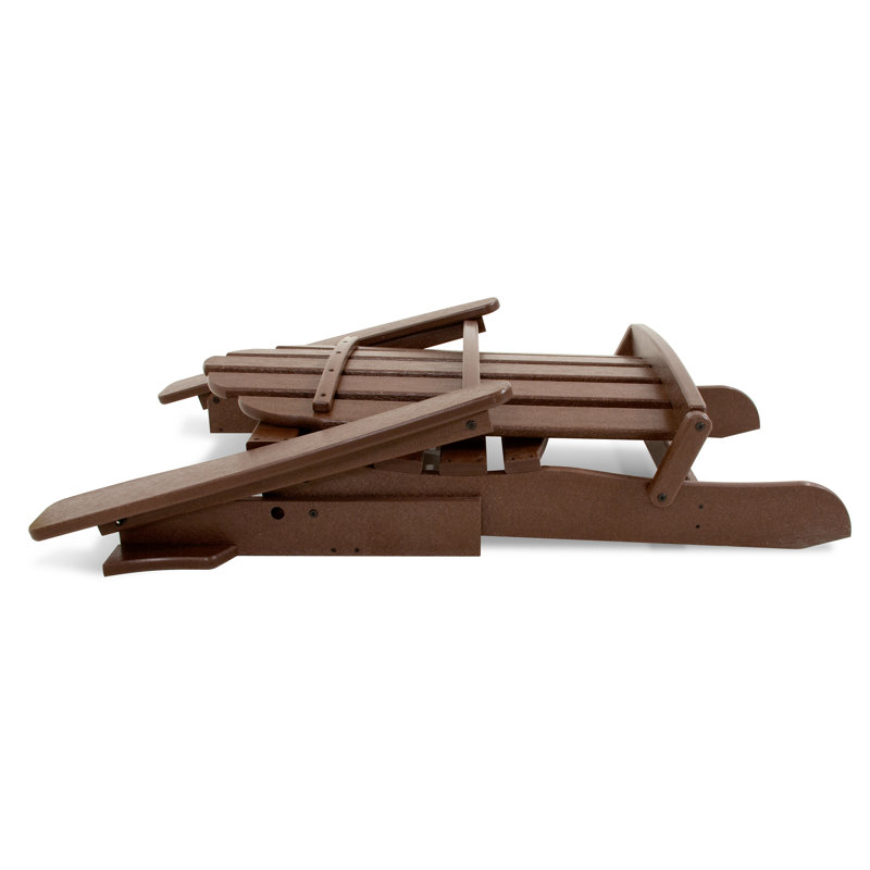 Adirondack pliant POLYWOOD Cape Cod, Marron foncé