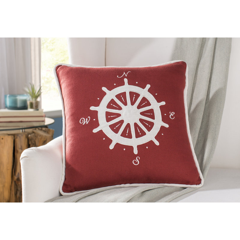 Malabar Embroidered Throw Pillow