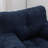 Aeri Compression Medium Adult Soft Teddy Fabric Bean Bag Chair With Foam Filled-1285459334