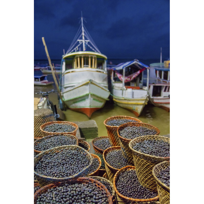 Acai Market In Belem City by Luoman - Wrapped Canvas Print, 76cm H x 51cm W