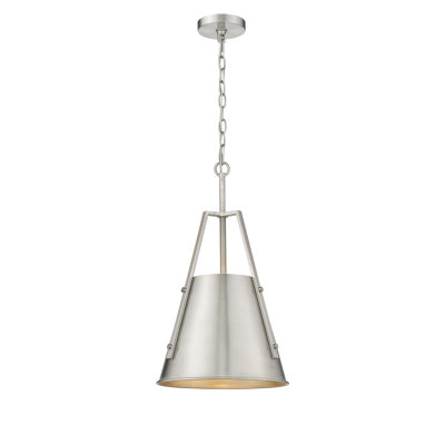 Luminaire suspendu conique 1 lumière