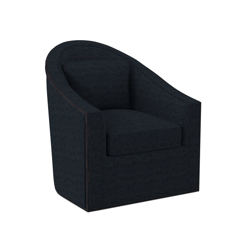 Fauteuil pivotant Academy, Ébène rétro, Mélange de polyester ébène Margaret