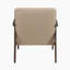 Fauteuil d'appoint Mid-Century 26 po Luxe avec revêtement en velours, structure en bois d'hévéa massif, coussins en mousse haute résilience-1699172721