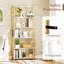 180cm H x 80cm W Metal Etagere Bookcase-114332250