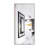 Modern & Contemporary Rectangle Bathroom Vanity Mirror Metal Framed Wall Mirror-100211092-122874151