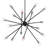 Armstrong 16 - Light Steel Dimmable Sputnik Sphere Chandelier-88419475
