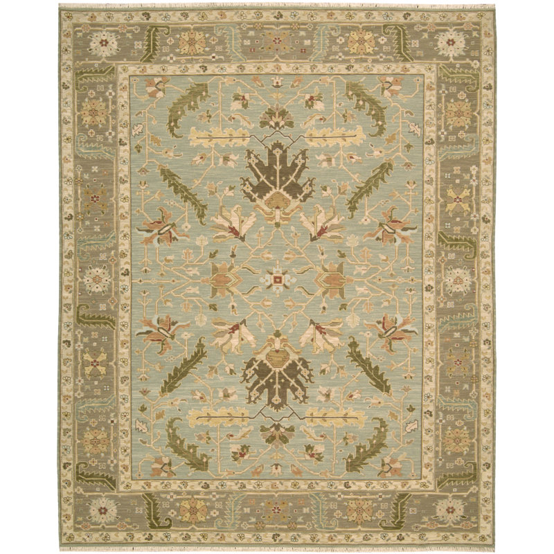 Burnham Wool Oriental Indoor Rug, Rectangle 7'10" x 9'10"