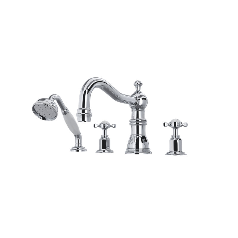 Robinet de baignoire Edwardian, Chrome poli
