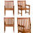 Anautica Patio Dining Set Extendable and Umbrella Hole Included Rectangular Table-1855360627