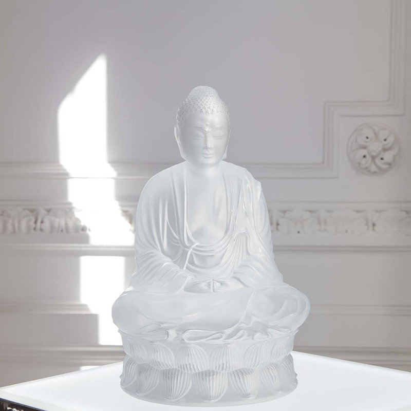 Buddha Figurine, Clear