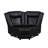 Soren Dark Vegan Leather Sectioanal Living Room Sofa Set With Cup-Holders ,Wireless Charging And LED Lights