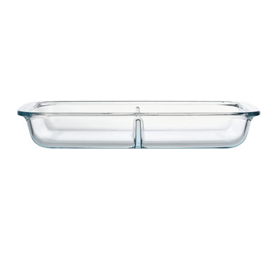 Pfaltzgraff 1.7-Quart Divided Glass Baking Dish