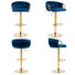 Christal Cerelly Height Adjustable Swivel Bar Stool