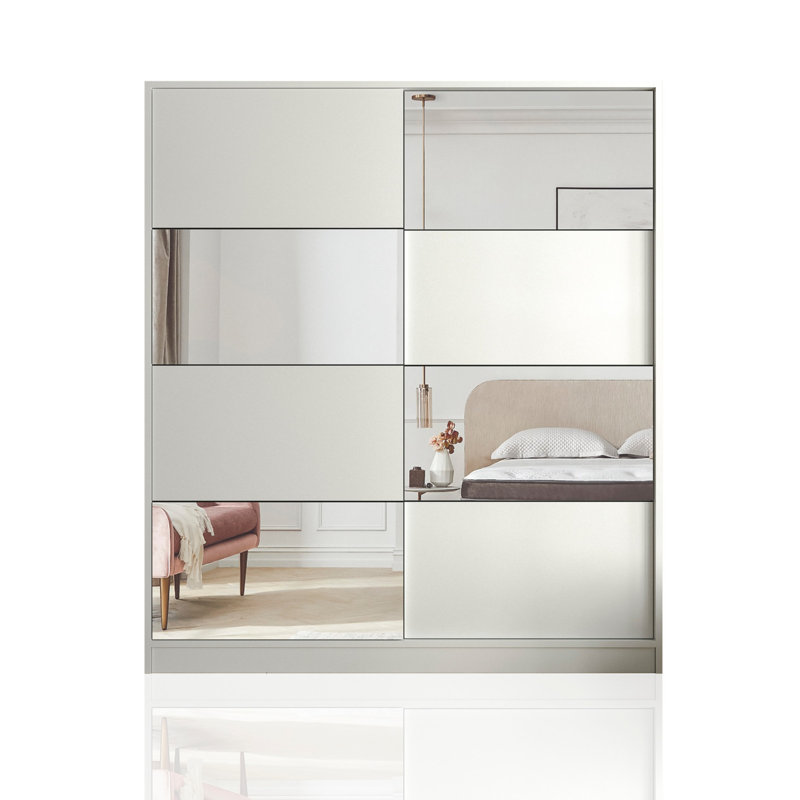 Tariffville 2 Door Manufactured Wood Wardrobe