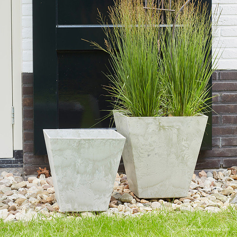 Alaunah Pot Planter, Mint, 6" H x 5.9" W x 5.9" D