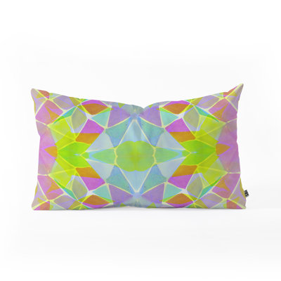 Amy Sia Chroma Lime Indoor/Outdoor Lumbar Pillow