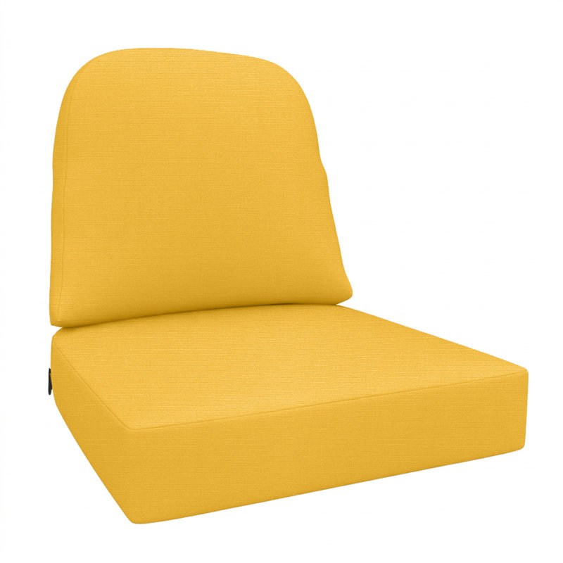 Siège / dossier en rotin 22 po x 24 po x 5 po Arthor Sunbrella, coussin de remplacement pour mobilier d'extérieur Alexandria