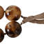 Sagebrook Home 40" Swirled 2" Resin Beaded Garland, Green-1208604125