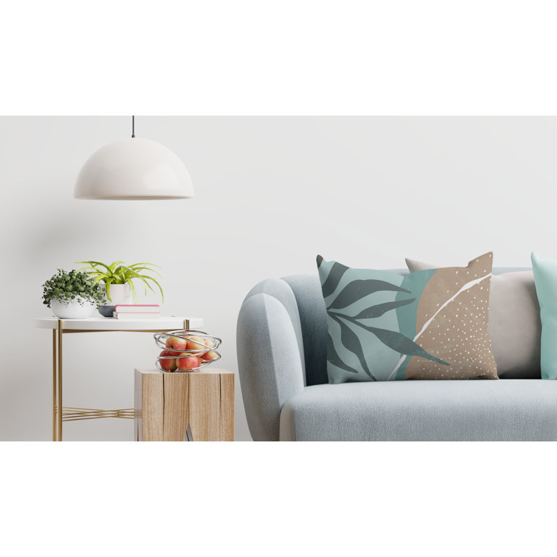 Housse et insert de coussin rectangulaire d'extérieur Ashby, Sarcelle