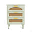 Table d'appoint en rotin, petite armoire de rangement, table de chevet