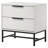 Donati 2-drawer Nightstand Bedside Table White