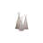 Whitewash Giant Iron Twig Topiaries With Star Finials, Set Of 3
