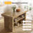 Kitchen Island with 2-Tier Storage