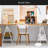 Litespan Slim 55 in. Industrial Dimmable LED Directional Task Floor Lamp-62954096