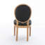 Faux Leather Upholstered Dining Chair Set with Nailed Head,  Tufted Back-1068963017
