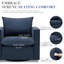 Hendina Upholstered Swivel Armchair-620788570
