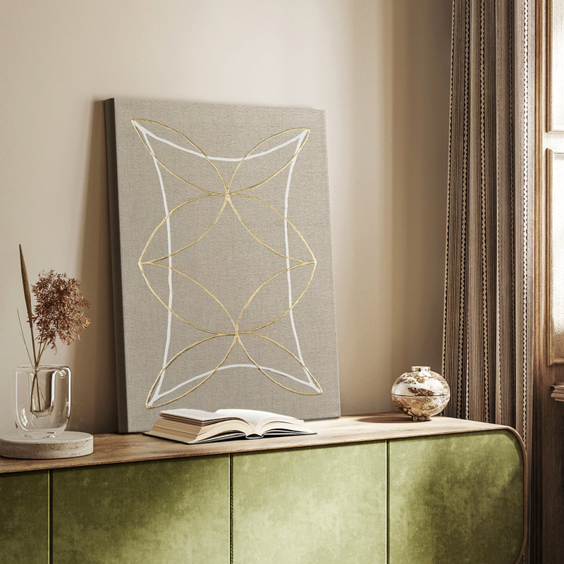 Hyperbola II -Custom Wrapped Gallery Cavas, 60" H x 40" W